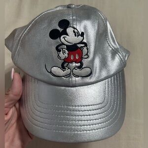 Disney Silver Cap with Embroidered Design